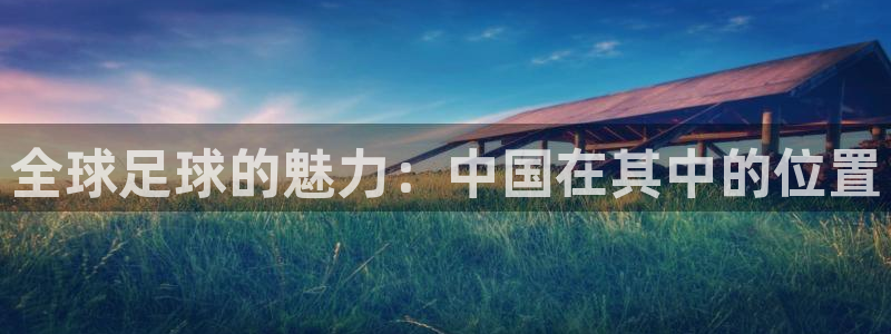  全球足球的魅力：中国在其中的位置