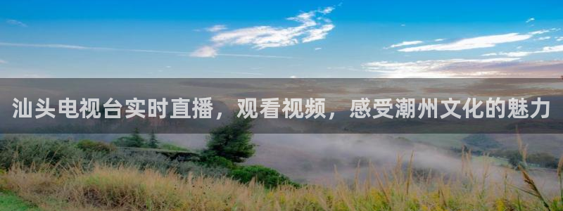 小九足球直播免费观看：汕头电视台实时直播，观看视频，感受潮州文化的魅力